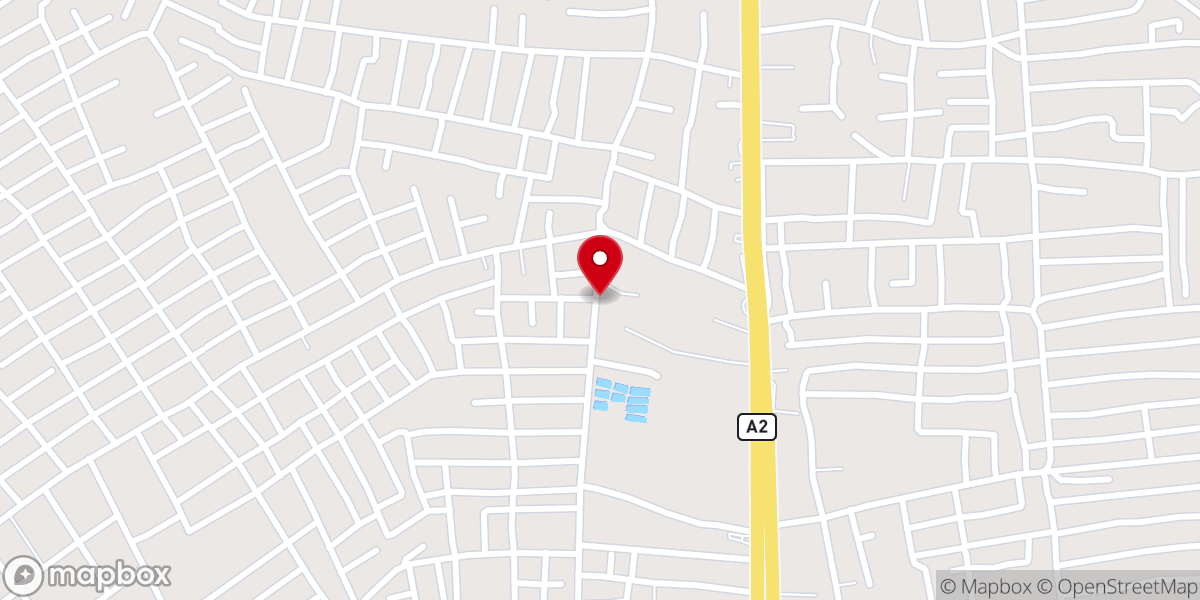 Map showing location of St. John Vianney Catholic Church