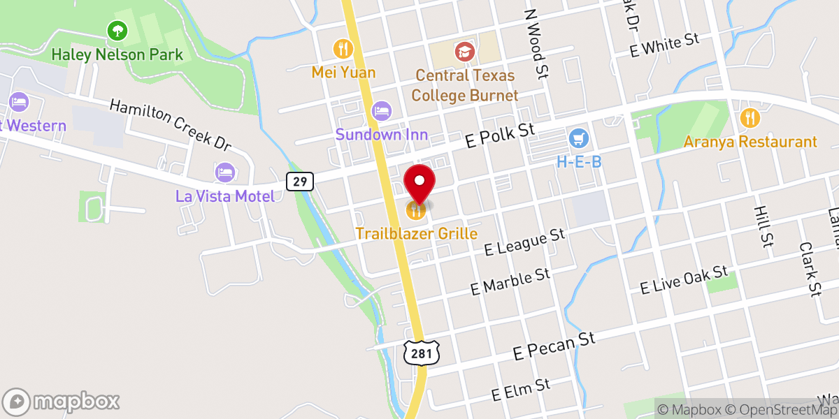 Map showing location of Relentless Church