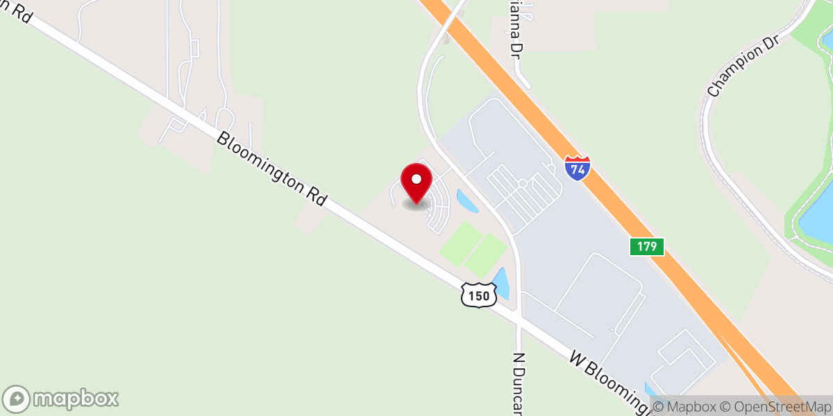 Map showing location of New Horizon Church