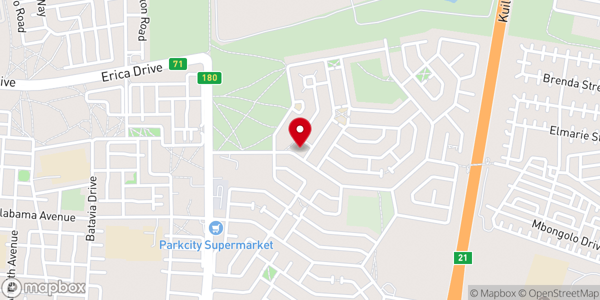Map showing location of St. Mary Magdalene Anglican Church