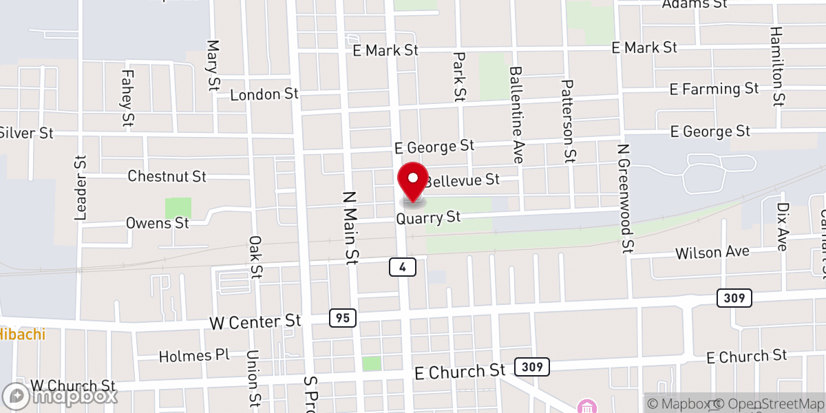 Map showing location of New Covenant Fellowship