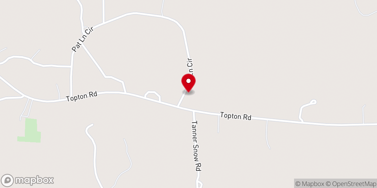 Map showing location of Happy Gospel Church