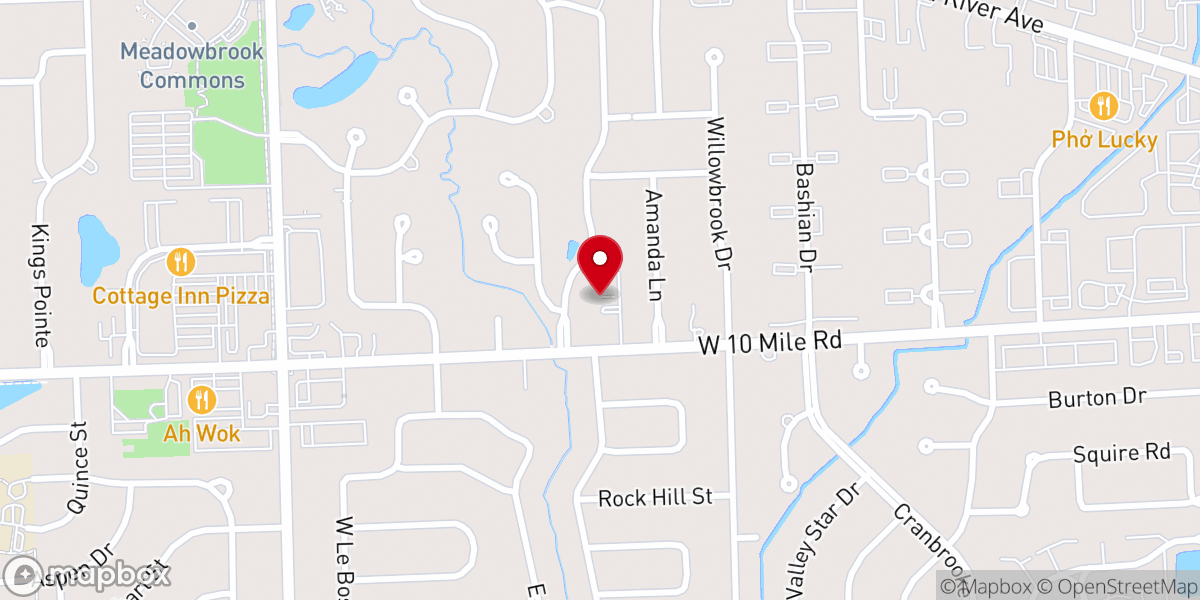 Map showing location of Holy Cross Episcopal Church