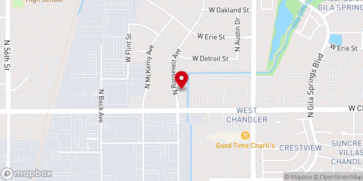 Map showing location of New Hope Community Church
