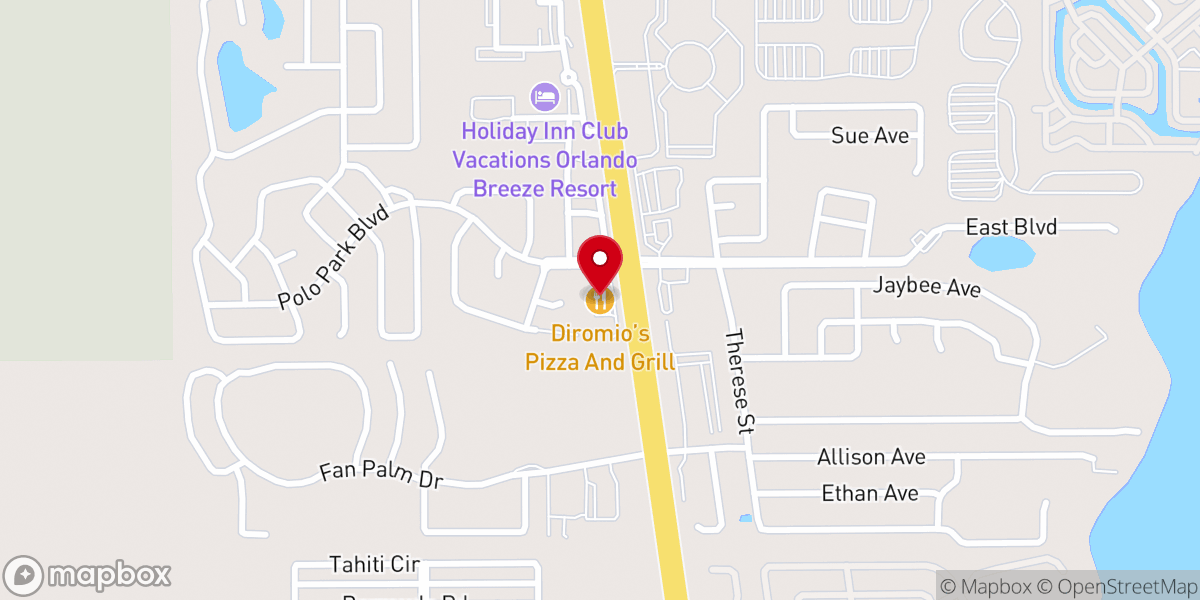 Map showing location of Iglesia Bautista Fe y Esperanza