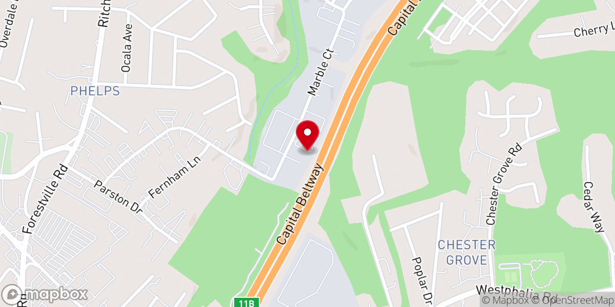 Map showing location of Grace Tabernacle Community Church