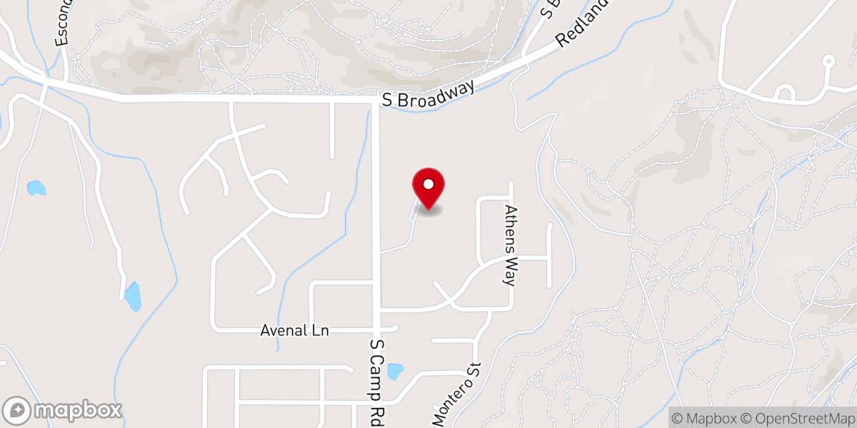 Map showing location of Liberty Baptist Church