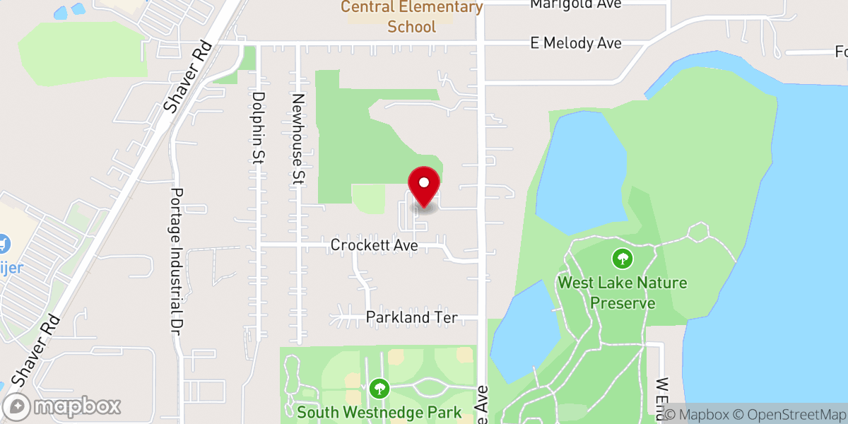 Map showing location of Pathfinder Church