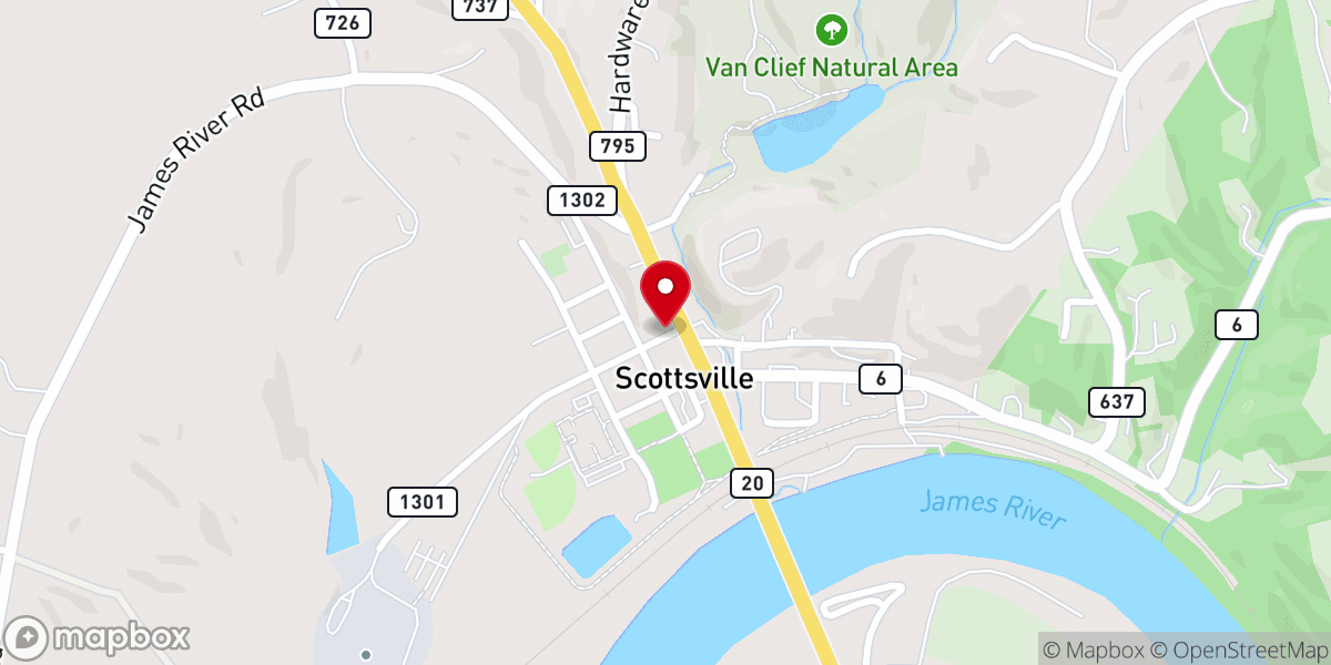 Map showing location of The Light and Salt Presbyterian Church in Charlottesville
