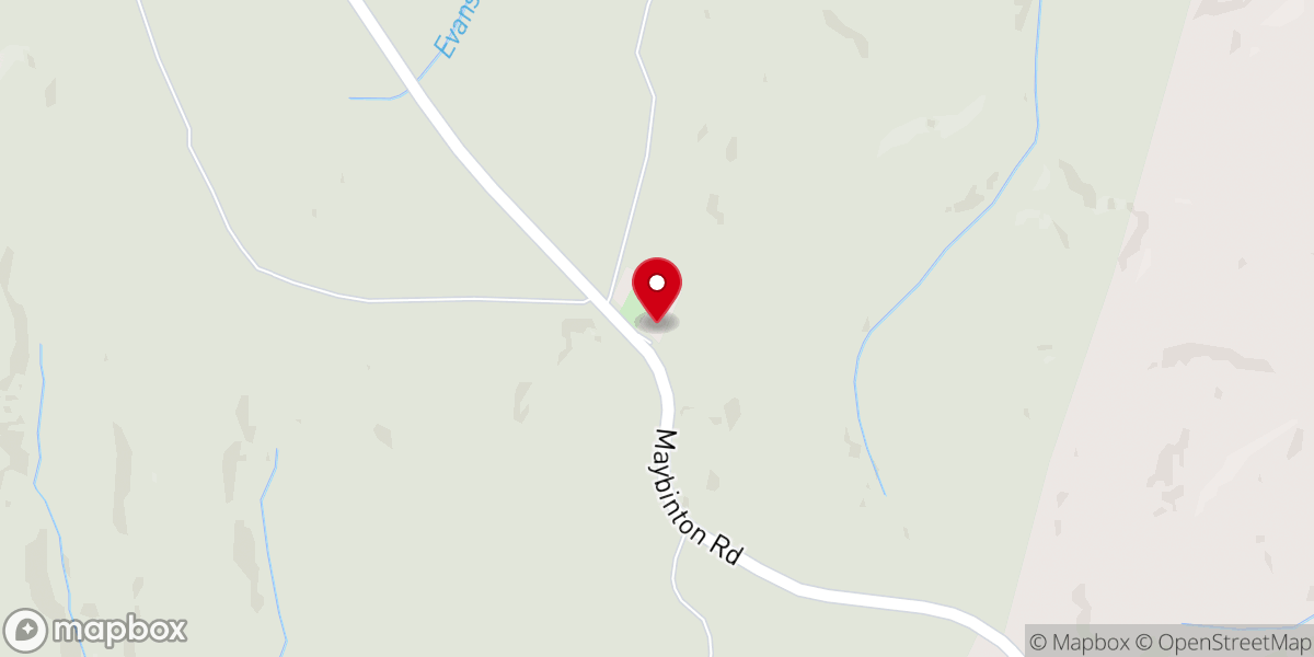 Map showing location of Saint Mathews African Methodist Episcopal Zion Church