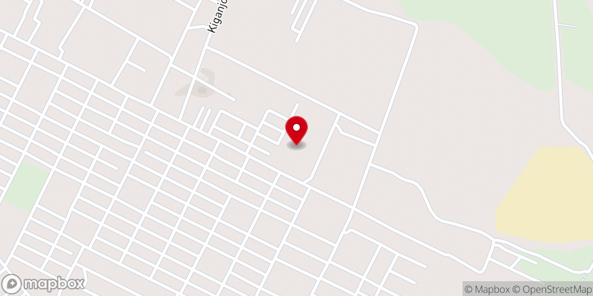 Map showing location of Kiganjo S.d.a Church