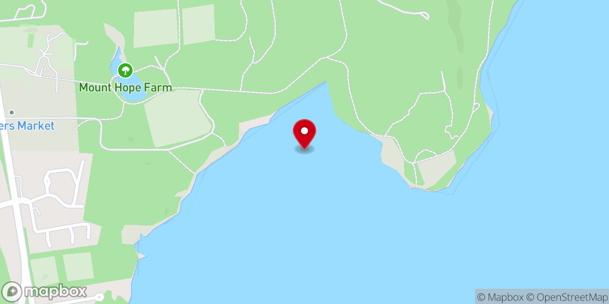 Map showing location of Church Cove