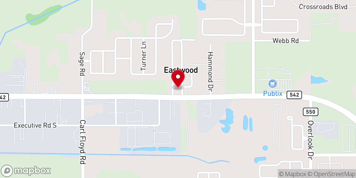Map showing location of Pillar of Truth Deliverance Temple Ministries Florida