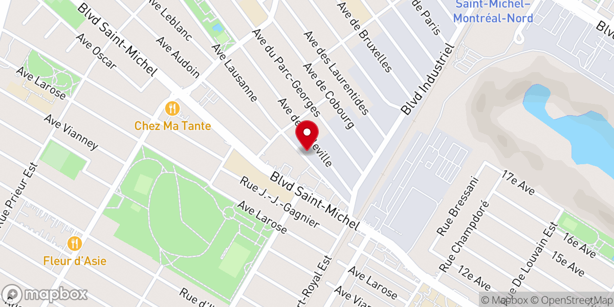 Map showing location of Islamic Center Al-Houda