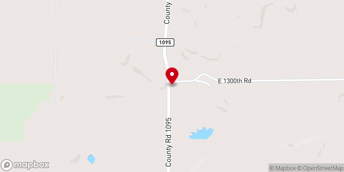 Map showing location of Shalom Retreat Center