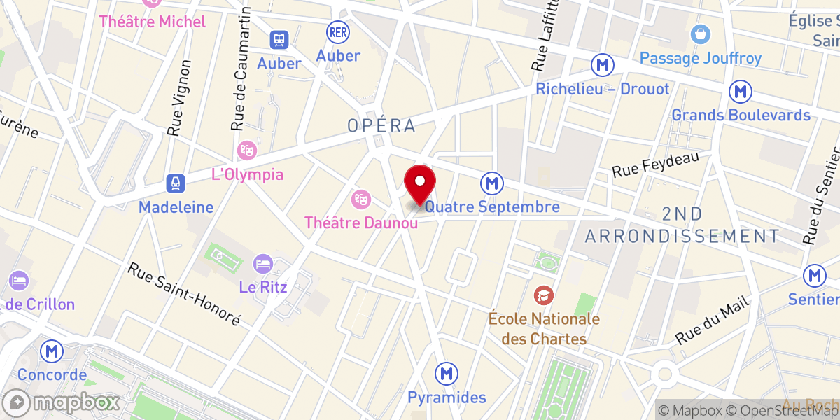 Map showing location of Église Paris Première-EPPP