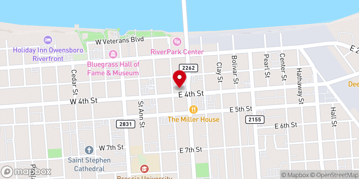 Map showing location of Settle Memorial United Methodist Church