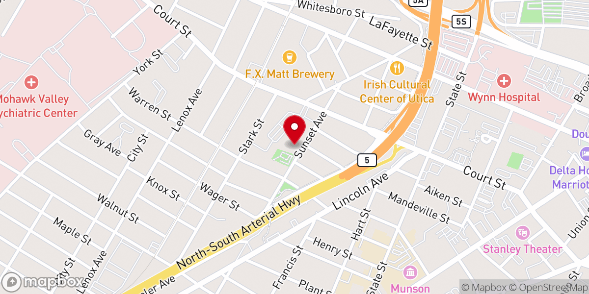 Map showing location of Deliverance first ministries