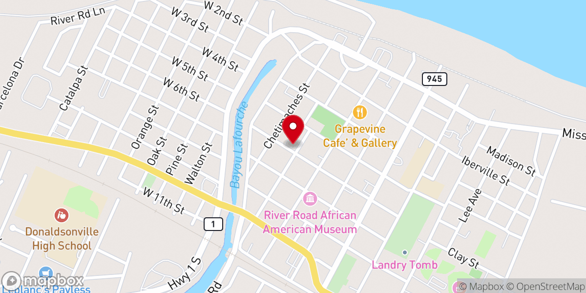 Map showing location of St Peter United Methodist Chur