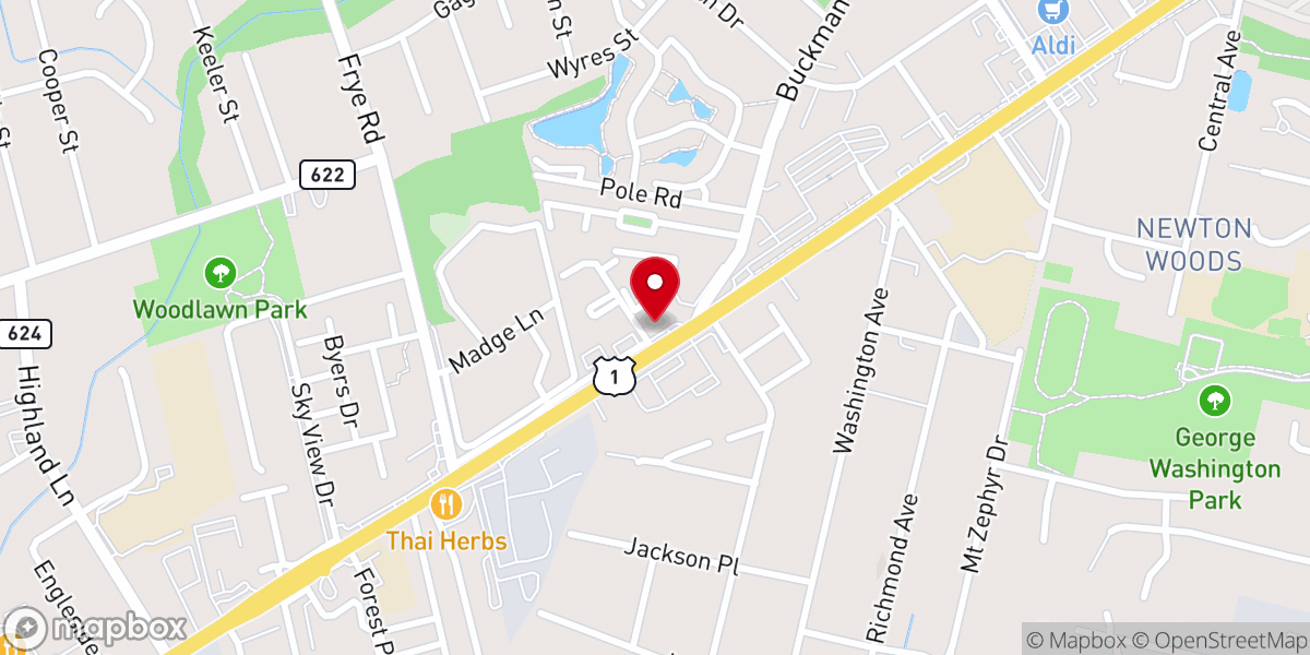 Map showing location of Christ renew life