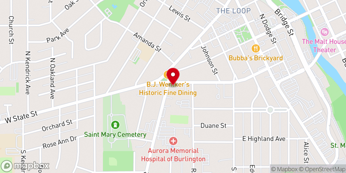 Map showing location of St. Mary Immaculate Conception