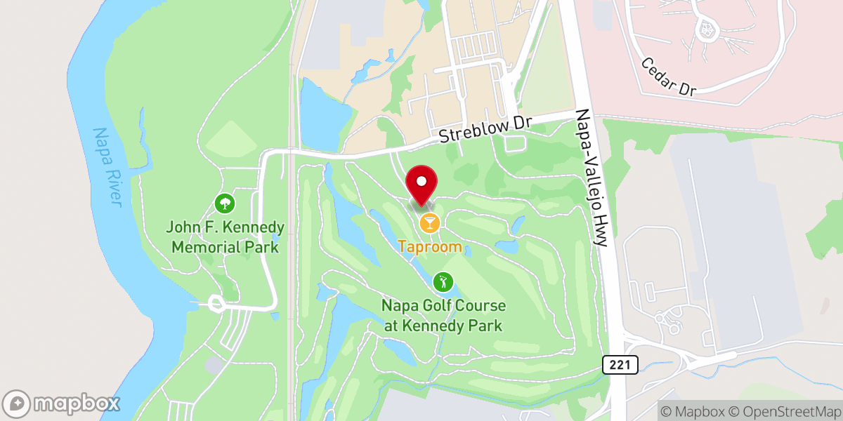 Map showing location of Fairview Napa