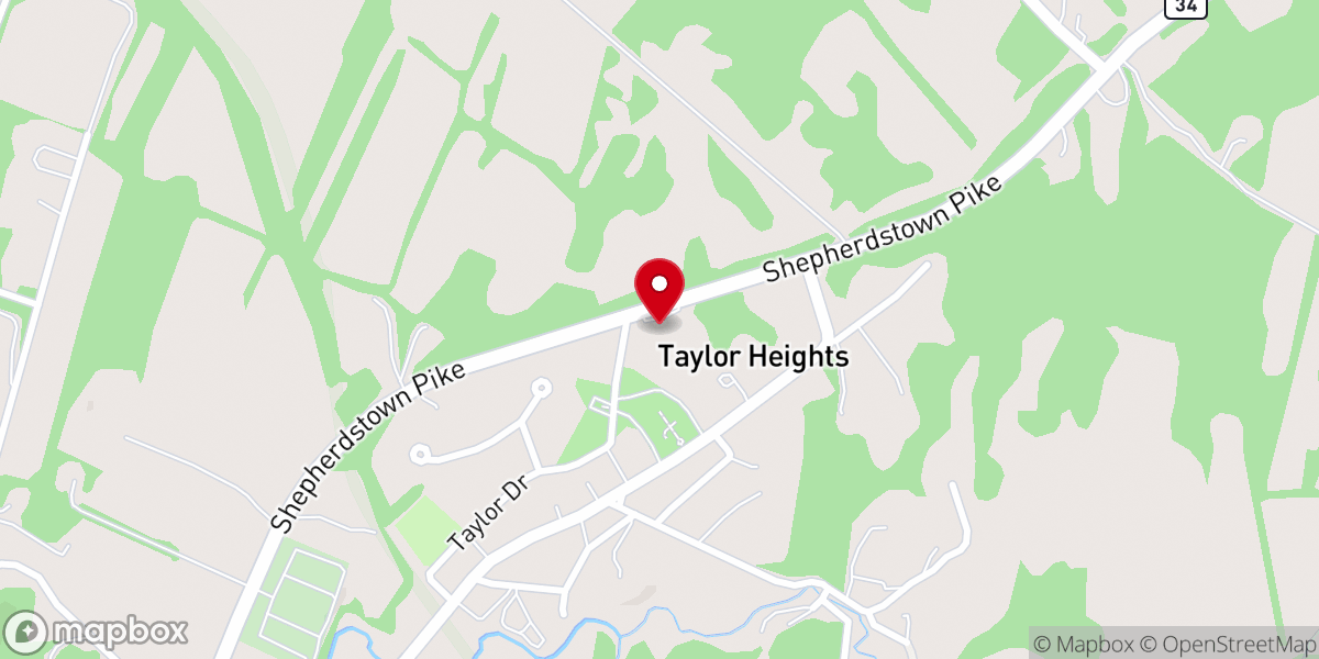 Map showing location of Bonnie's At the Red Byrd