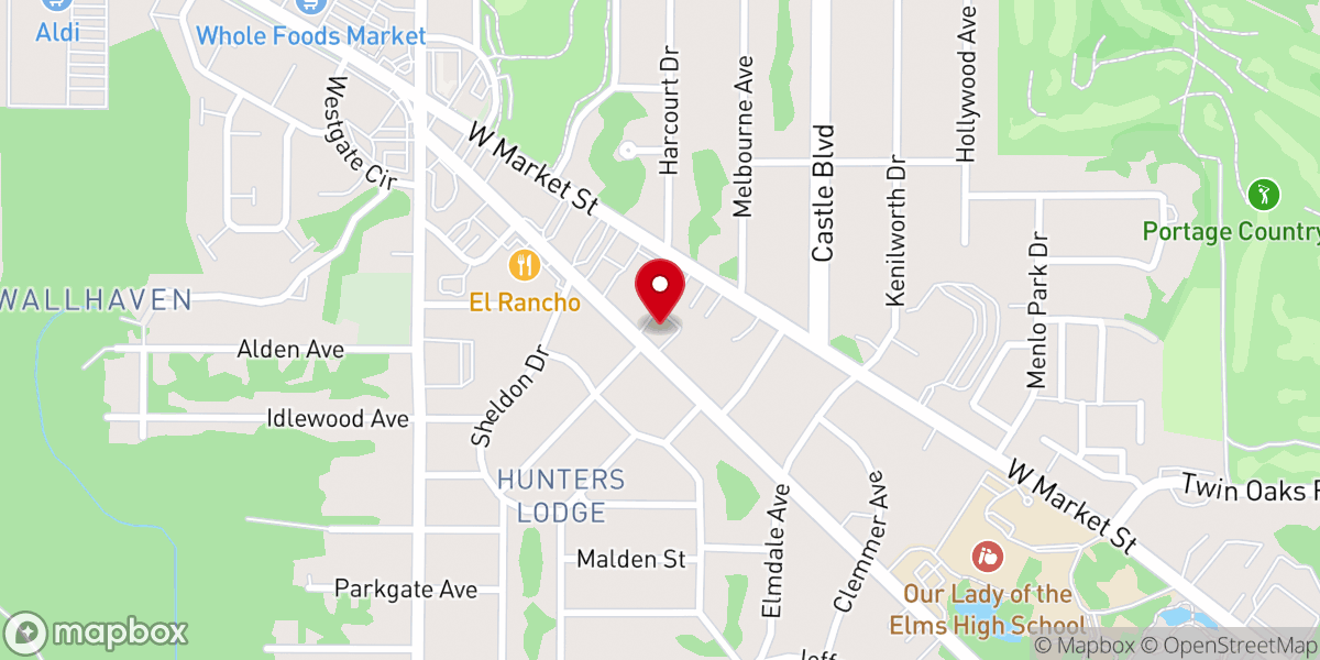 Map showing location of New Covenant Community Church