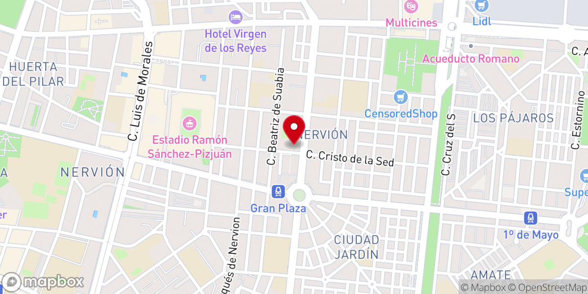 Map showing location of Hermandad Del Sagrado Corazon De Jesus Nervion