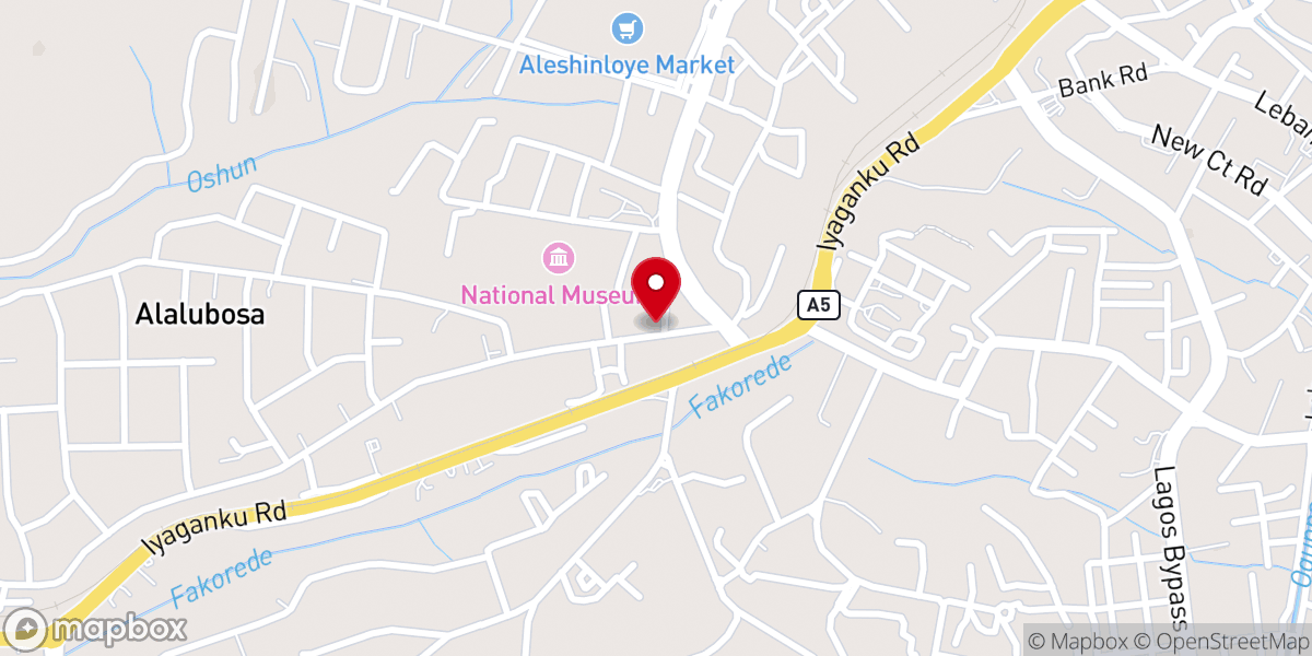 Map showing location of FAITH AND MIRACLE INTERNATIONAL CHURCH IBADAN