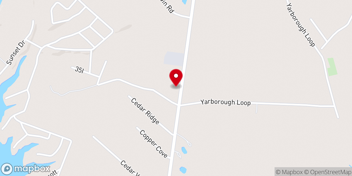 Map showing location of St. Luke Missionary Baptist Church