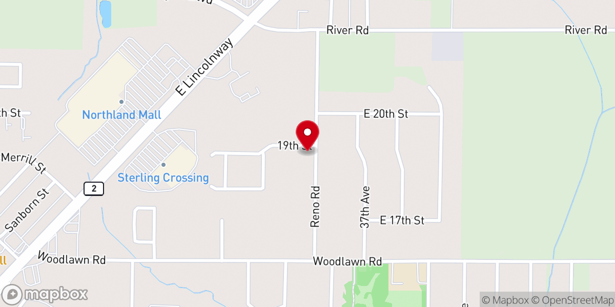 Map showing location of Reorganized Church of Jesus Christ of Latter Day Saints
