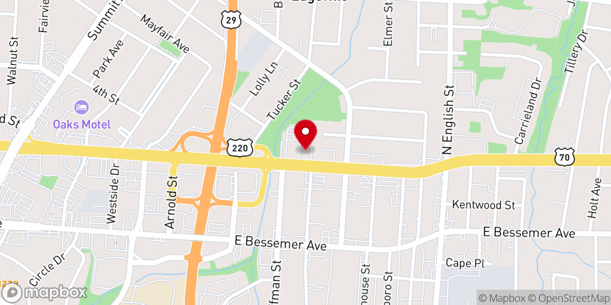 Map showing location of Word of Life PCC