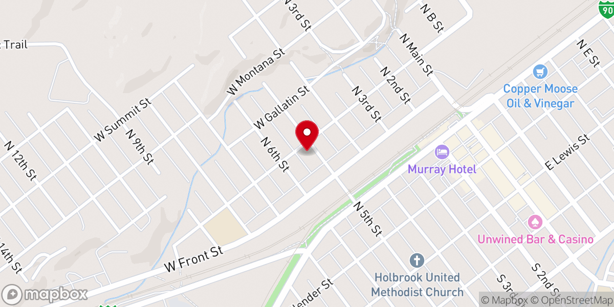 Map showing location of Livingston Bible Church