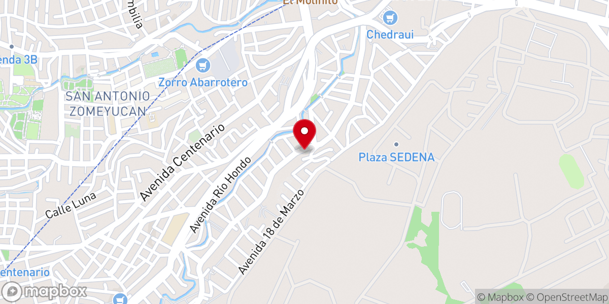 Map showing location of San Pedro