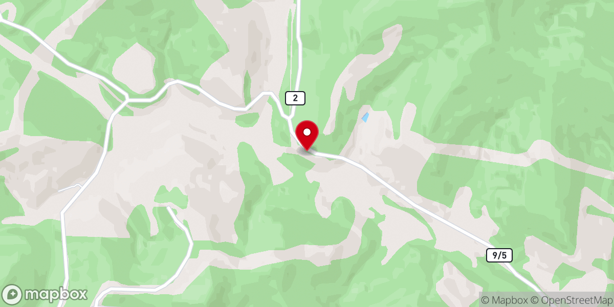 Map showing location of Mount Zion Baptist Church