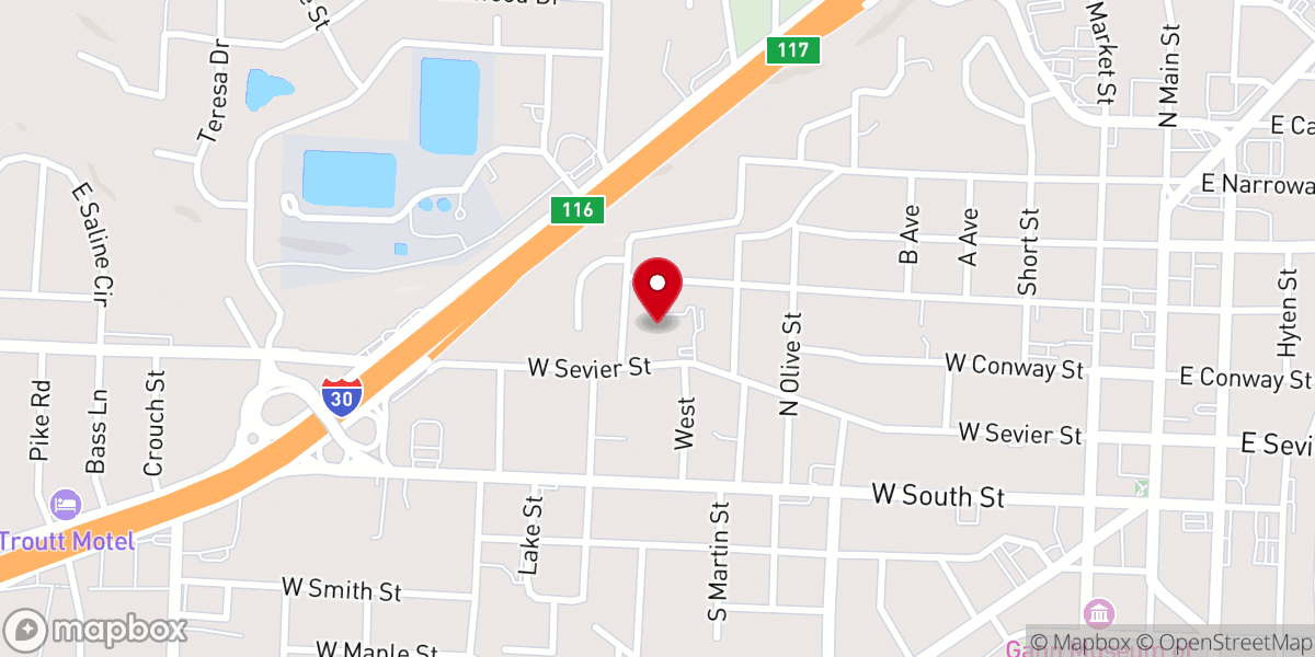 Map showing location of Our Lady of Fatima Catholic School
