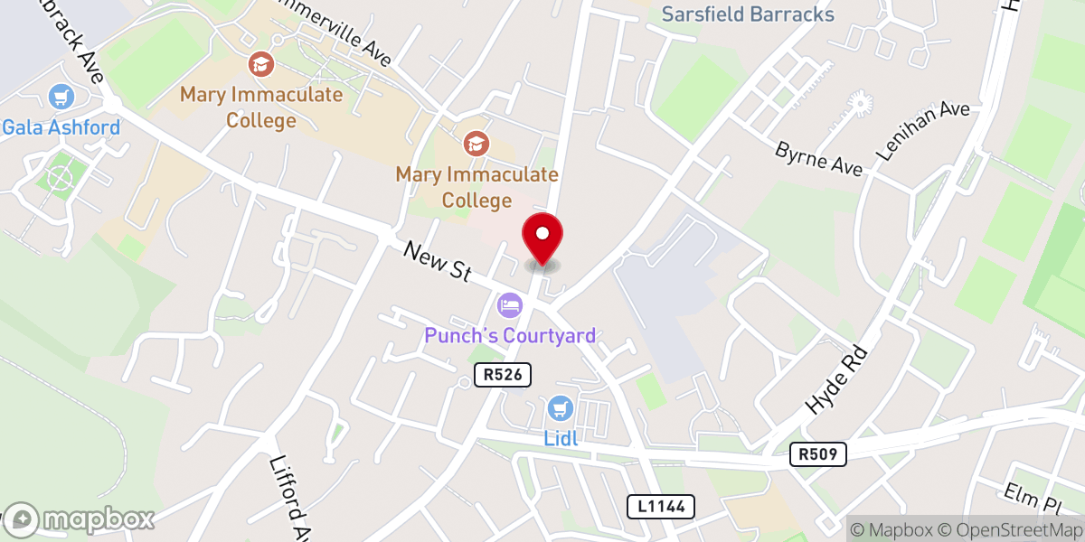 Map showing location of Mercy Convent, Mount Saint Vincent