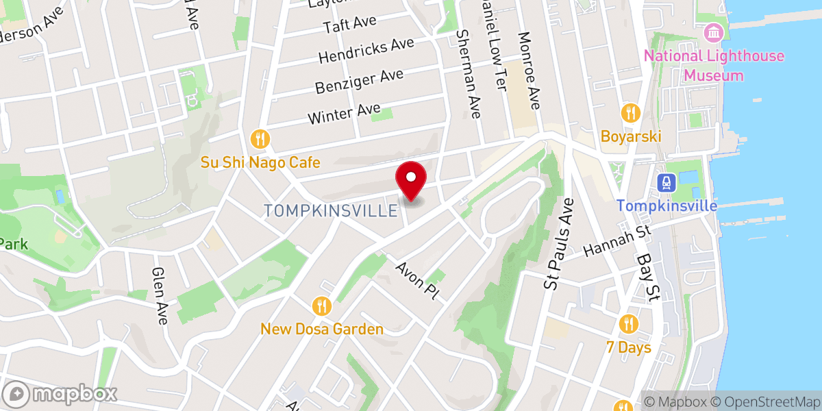 Map showing location of St Paul Apostolic Faith Church