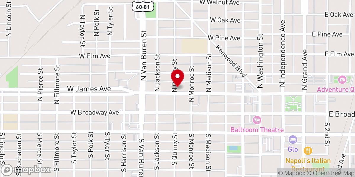 Map showing location of Anew Church