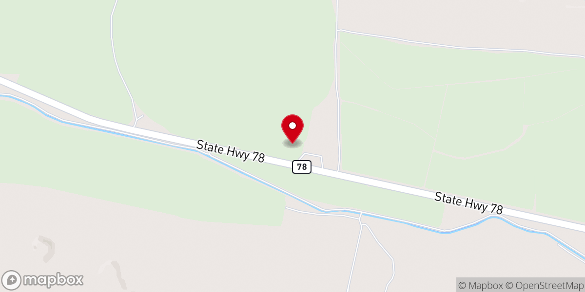 Map showing location of Grand View Mennonite Church