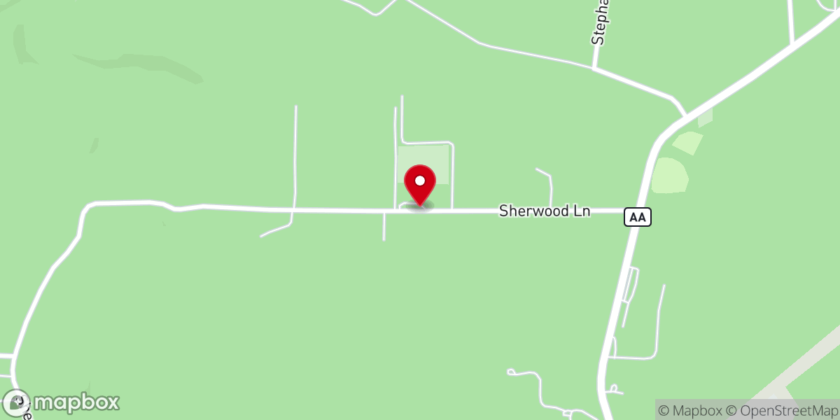 Map showing location of Idumea Baptist Church