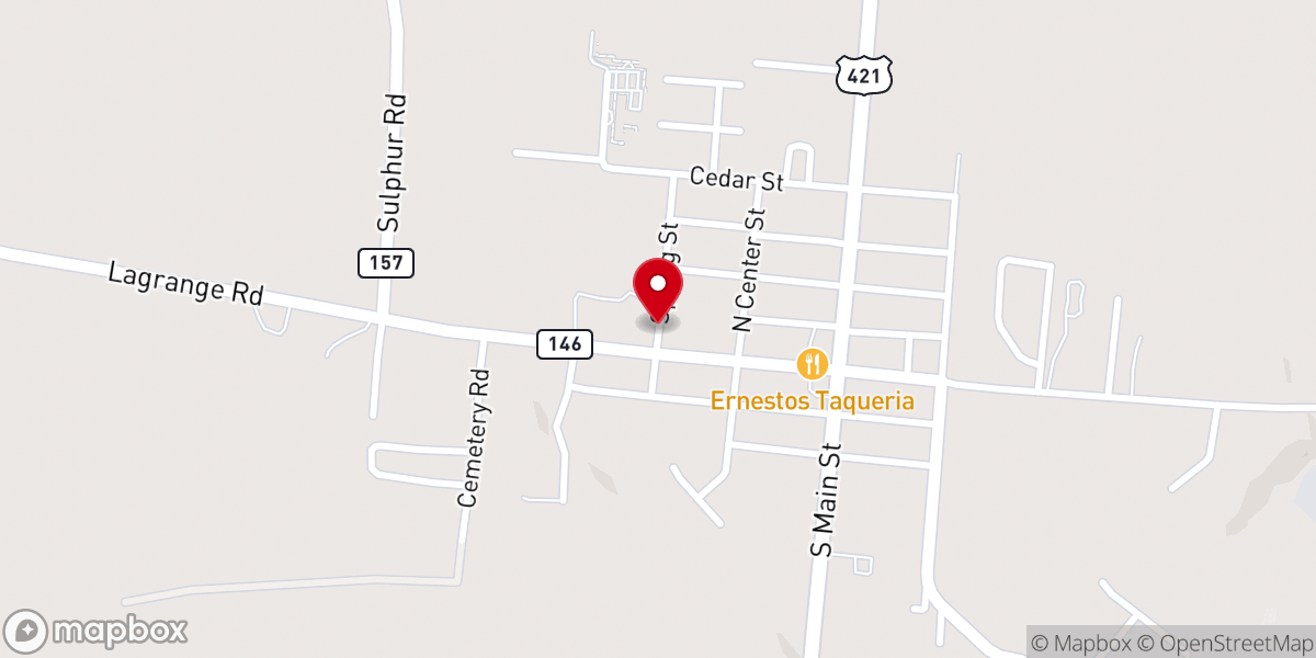 Map showing location of Calvary Temple Apostolic Church