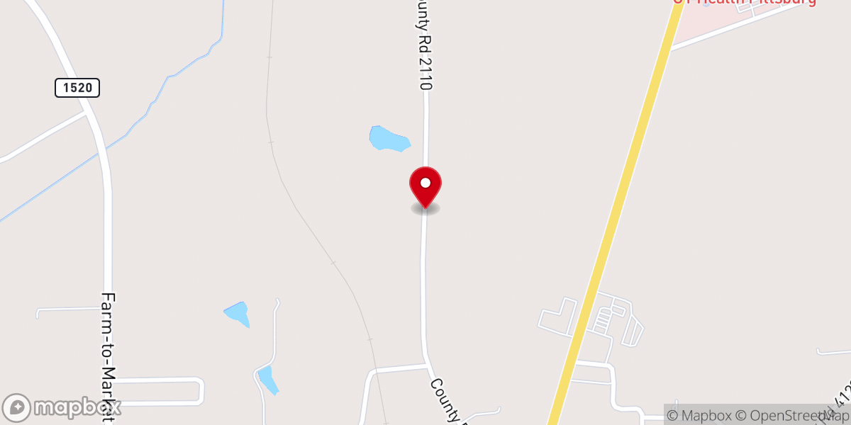Map showing location of Church of the Nazarene Prsng