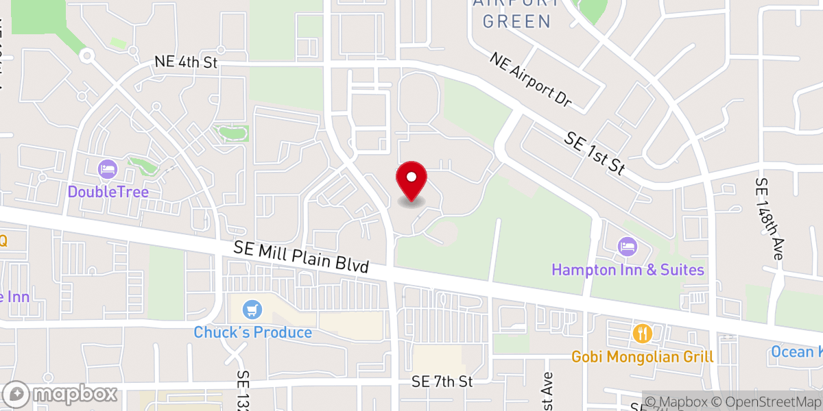 Map showing location of Safe Harbor Church