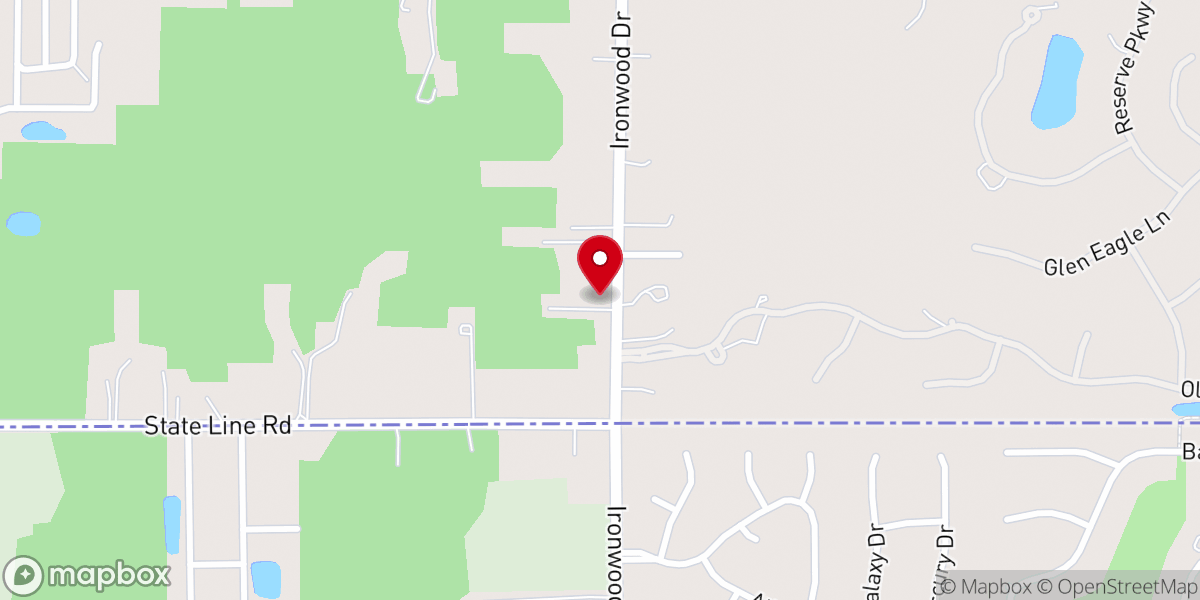 Map showing location of Bethel Tabernacle of Niles