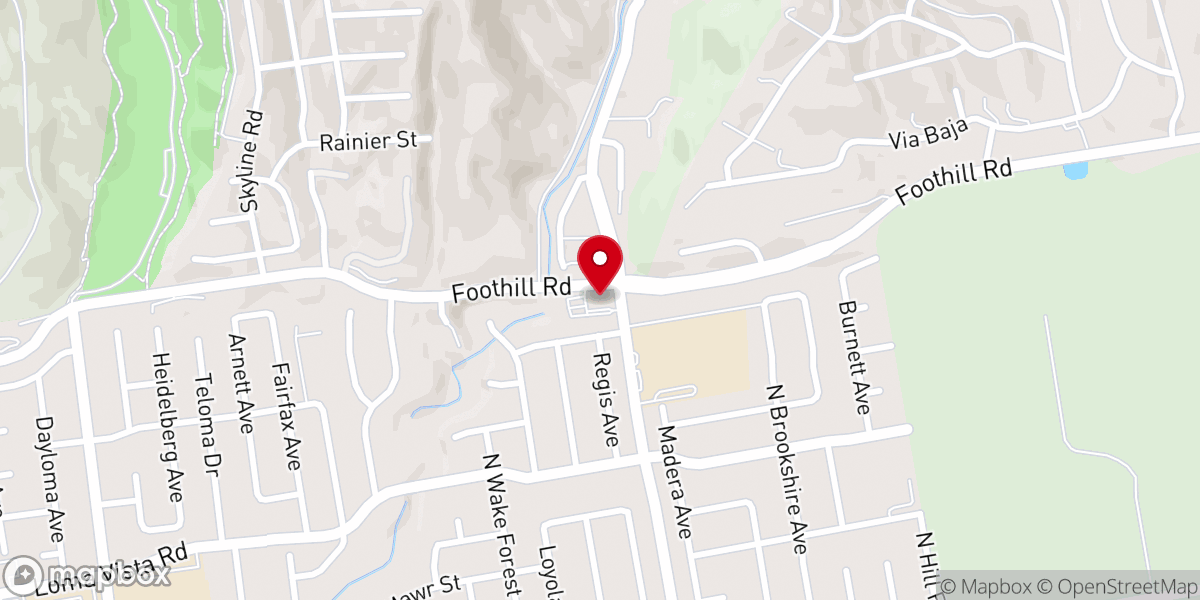 Map showing location of Christian Science Church & Reading Room Ventura