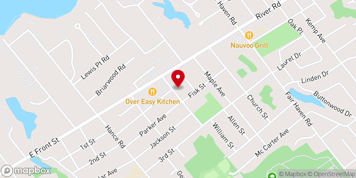 Map showing location of Bicentennial Hall