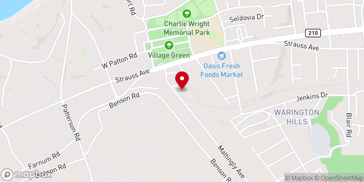Map showing location of Indian Head Methodist Church