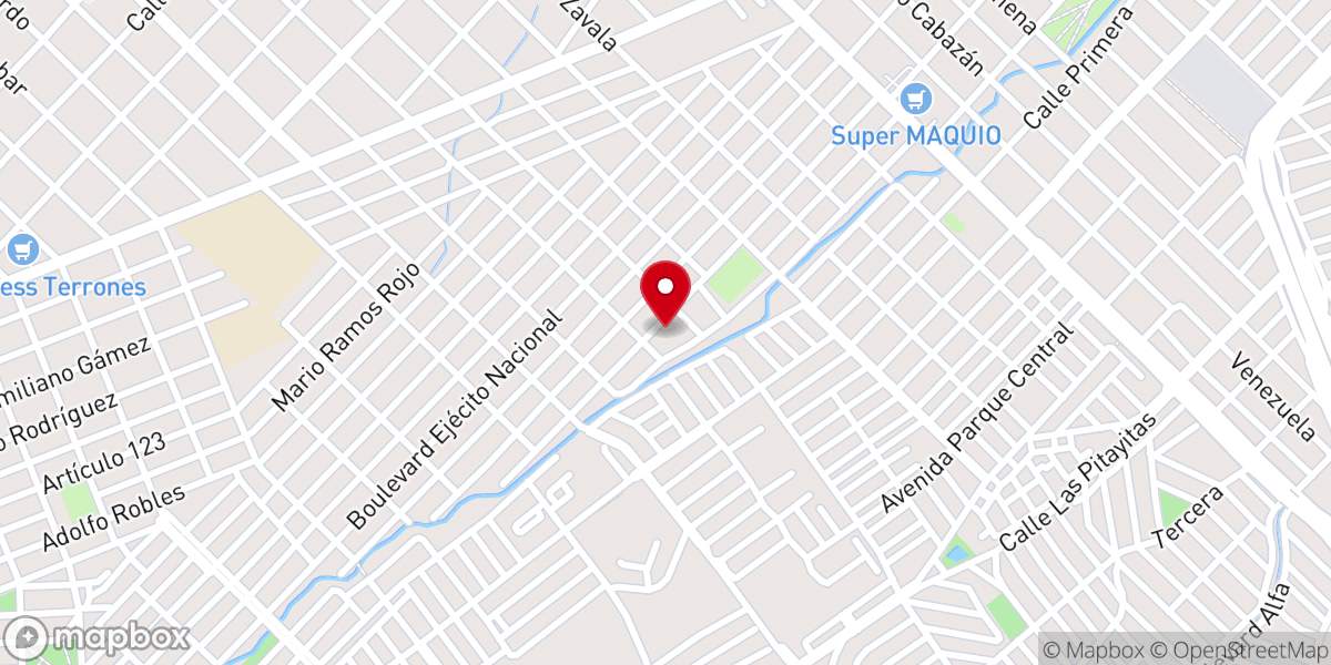 Map showing location of Aposento Alto ICIAR Sinaloa